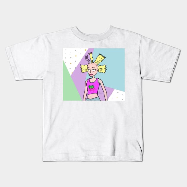 Cynthia rugrats Kids T-Shirt by suzannenessi